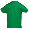 Kelly Green - Back - SOLS Kids Unisex Imperial Heavy Cotton Short Sleeve T-Shirt