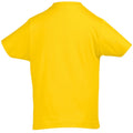Gold - Back - SOLS Kids Unisex Imperial Heavy Cotton Short Sleeve T-Shirt
