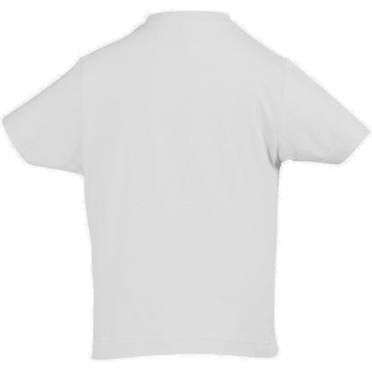 White - Back - SOLS Kids Unisex Imperial Heavy Cotton Short Sleeve T-Shirt