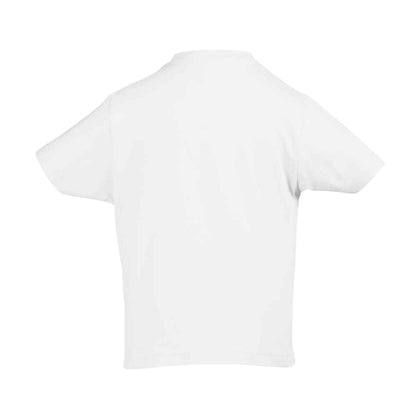 Absolute White - Back - SOLS Kids Unisex Imperial Heavy Cotton Short Sleeve T-Shirt
