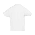 Absolute White - Back - SOLS Kids Unisex Imperial Heavy Cotton Short Sleeve T-Shirt