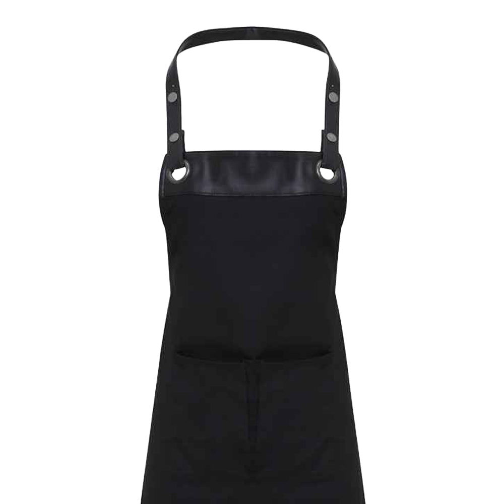 Black - Back - Premier Espresso Bib Apron