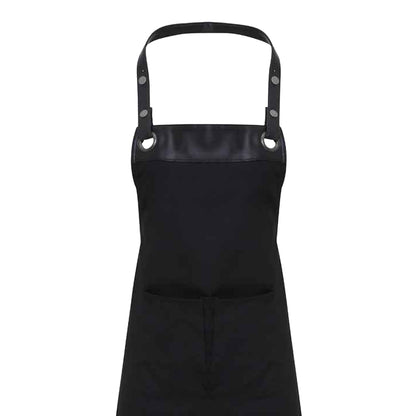 Black - Back - Premier Espresso Bib Apron