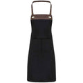 Black-Brown Denim - Front - Premier Espresso Bib Apron