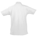 White - Back - SOLS Kids Unisex Summer II Pique Polo Shirt