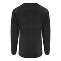 Black - Back - PRO RTX Mens Pro Acrylic V Neck Sweater