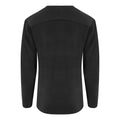 Black - Back - PRO RTX Mens Pro Acrylic V Neck Sweater