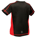 Black-Classic Red - Side - Regatta Activewear Kids Beijing T-Shirt