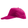 Fuchsia - Back - SOLS Kids Unisex Sunny Baseball Cap