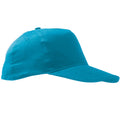 Aqua - Front - SOLS Kids Unisex Sunny Baseball Cap