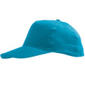 Aqua - Back - SOLS Kids Unisex Sunny Baseball Cap