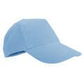 Sky Blue - Front - SOLS Kids Unisex Sunny Baseball Cap