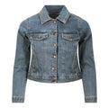 Light Blue Wash - Front - So Denim Ladies Olivia Denim Jacket