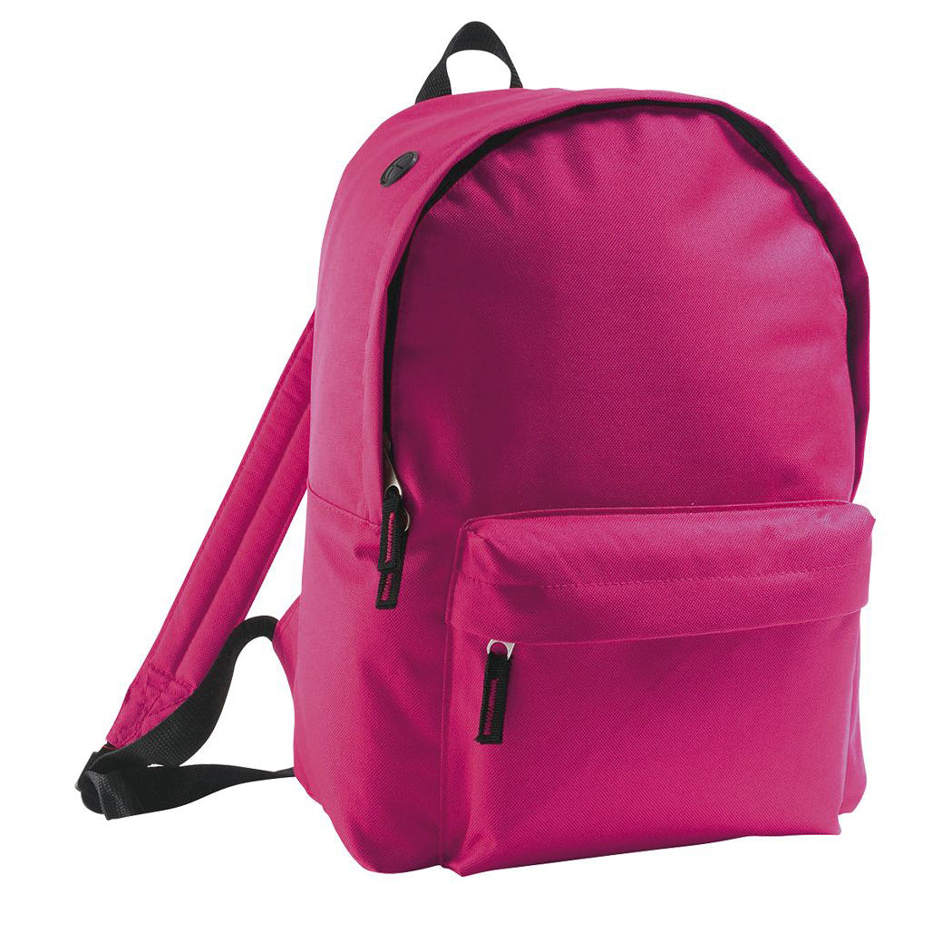 Fuchsia - Front - SOLS Childrens-Kids Rider School Backpack