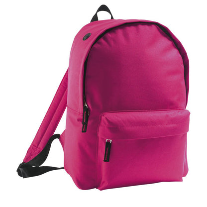 Fuchsia - Front - SOLS Childrens-Kids Rider School Backpack