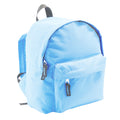 Sky Blue - Back - SOLS Kids Rider School Backpack - Rucksack
