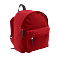 Red - Back - SOLS Childrens-Kids Rider School Backpack