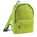 Apple Green - Front - SOLS Kids Rider School Backpack - Rucksack