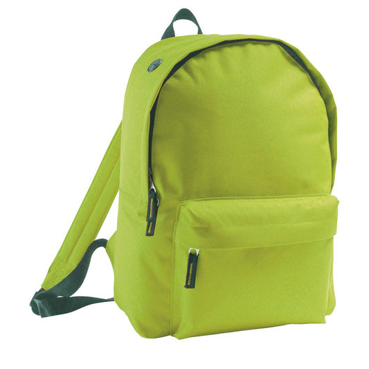 Apple Green - Front - SOLS Childrens-Kids Rider School Backpack