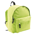 Apple Green - Back - SOLS Kids Rider School Backpack - Rucksack