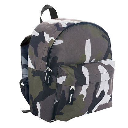 Camouflage - Back - SOLS Childrens-Kids Rider School Backpack