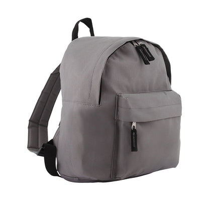 Graphite Grey - Front - SOLS Childrens-Kids Rider School Backpack