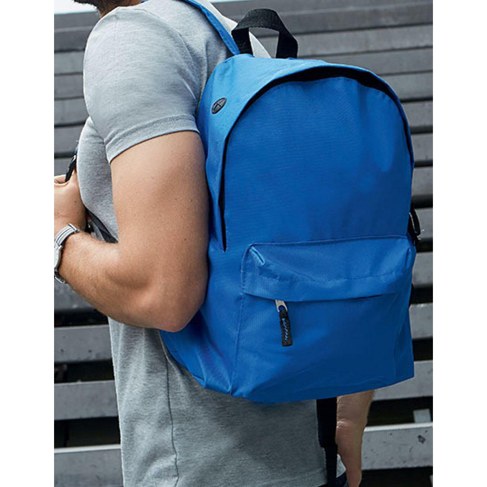 Royal Blue - Side - SOLS Childrens-Kids Rider School Backpack