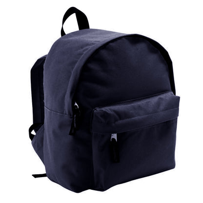 French Navy - Back - SOLS Childrens-Kids Rider School Backpack