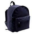 French Navy - Back - SOLS Childrens-Kids Rider School Backpack