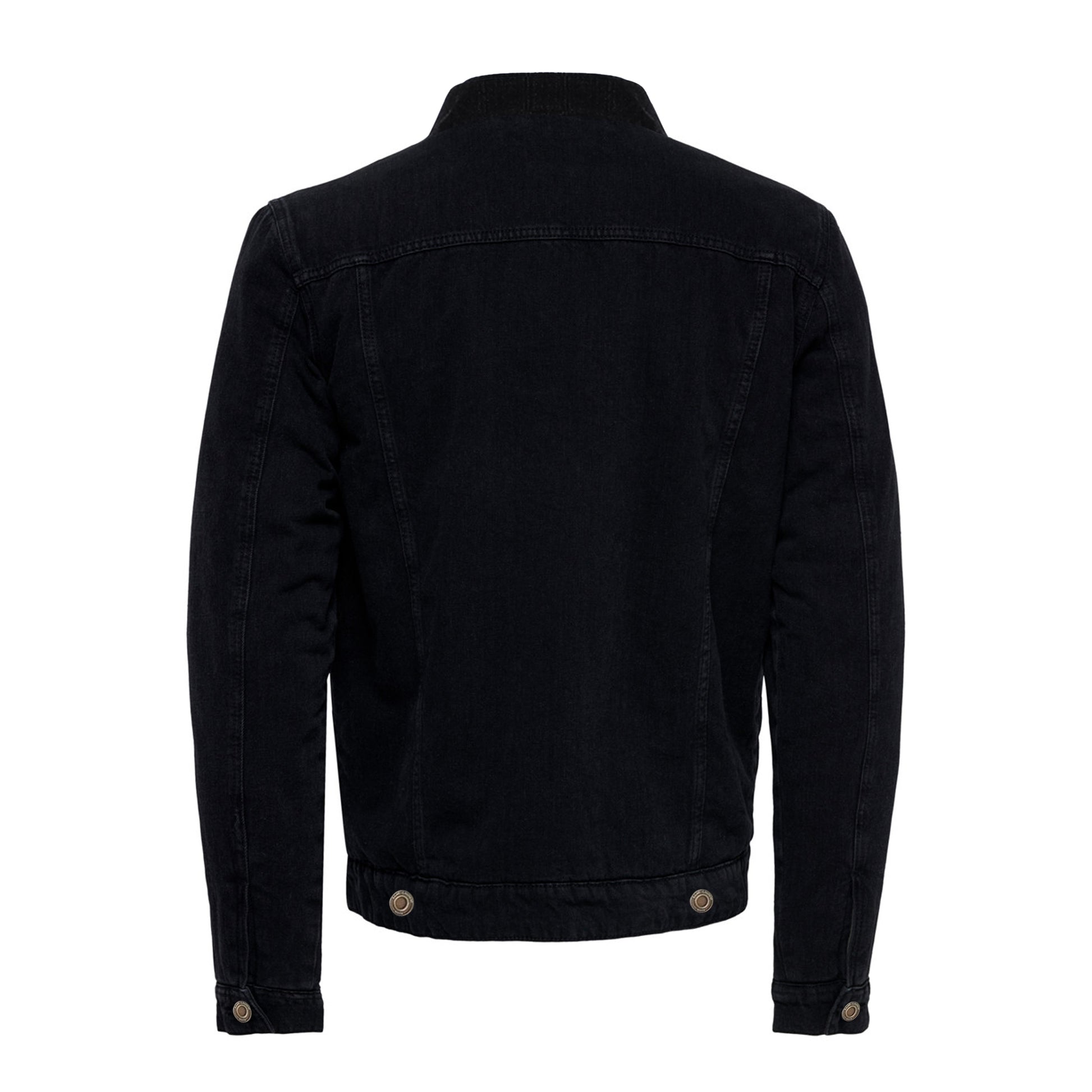 Black - Back - So Denim Mens Noah Denim Jacket