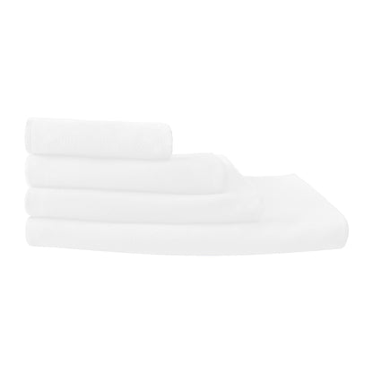 White - Back - SOLS Atoll 100 Microfibre Bath Sheet
