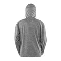 Marl Grey - Back - Spiro Mens Hooded T-Shirt Jacket