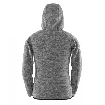 Grey-Black - Back - Spiro Mens Micro Fleece Hoodie
