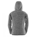 Grey-Black - Back - Spiro Mens Micro Fleece Hoodie