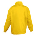 Gold - Back - SOLS Kids Unisex Surf Windbreaker Jacket (Water Resistant And Windproof)
