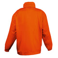 Orange - Back - SOLS Kids Unisex Surf Windbreaker Jacket (Water Resistant And Windproof)