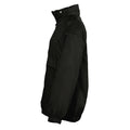 Black - Side - SOLS Kids Unisex Surf Windbreaker Jacket (Water Resistant And Windproof)