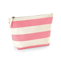 Natural-Pink - Front - Westford Mill Nautical Accessory Bag
