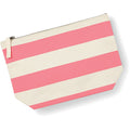 Natural-Pink - Back - Westford Mill Nautical Accessory Bag