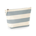 Natural-Grey - Front - Westford Mill Nautical Accessory Bag