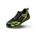 Neon Green-Black - Back - Result Work-Guard Mens Hicks Safety Trainers