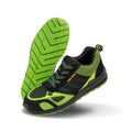 Neon Green-Black - Front - Result Work-Guard Mens Hicks Safety Trainers