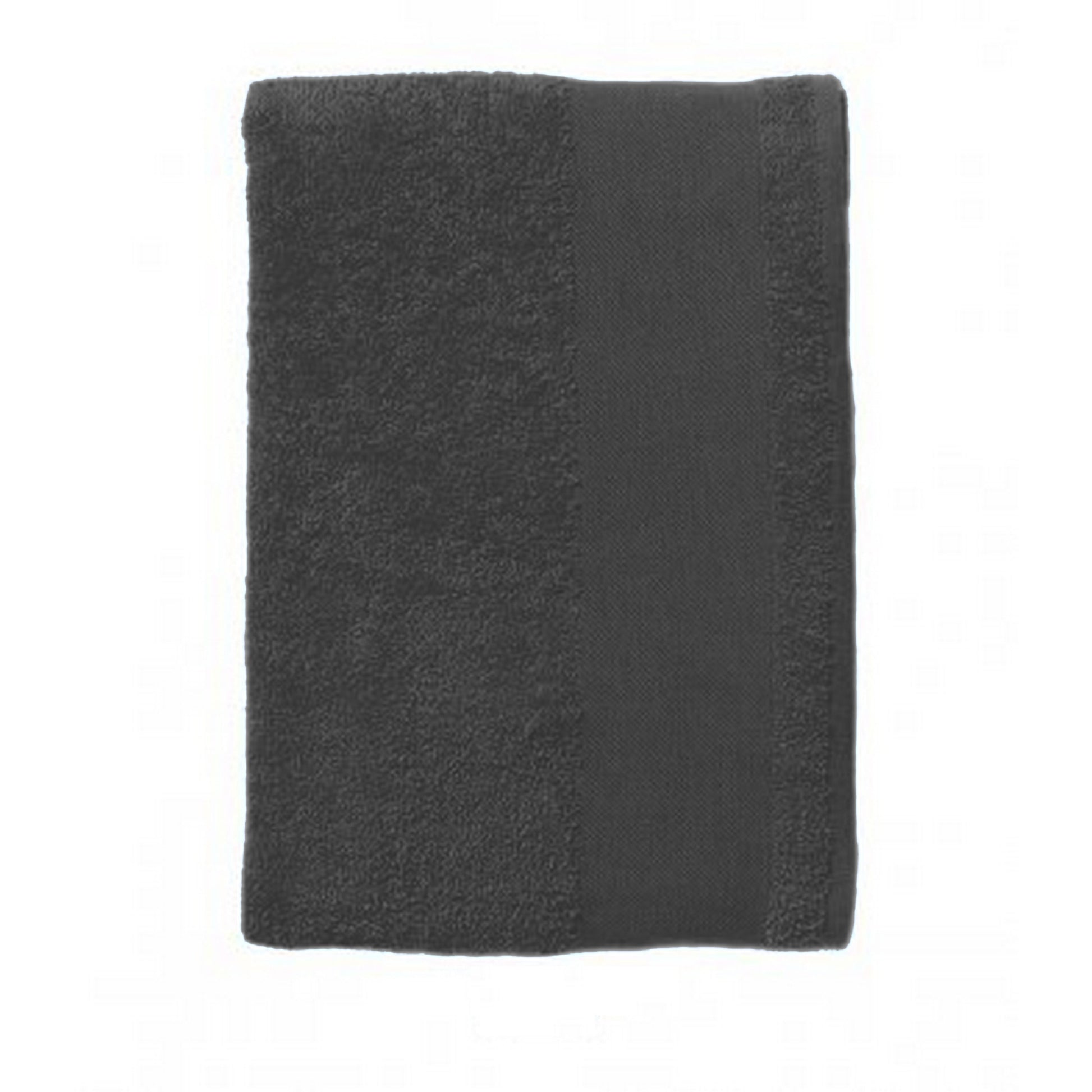 Dark Grey - Back - SOLS Island 100 Bath Sheet - Towel (100 X 150cm)