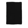 Black - Back - SOLS Island 100 Bath Sheet - Towel (100 X 150cm)