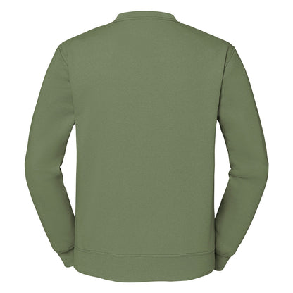 Classic Olive - Back - Fruit Of The Loom Mens Classic Drop Shoulder Sweatshirt