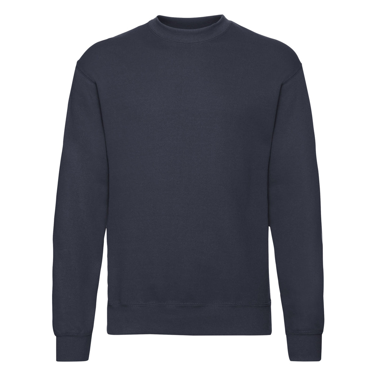 Deep Navy - Front - Fruit Of The Loom Mens Classic Drop Shoulder Sweatshirt
