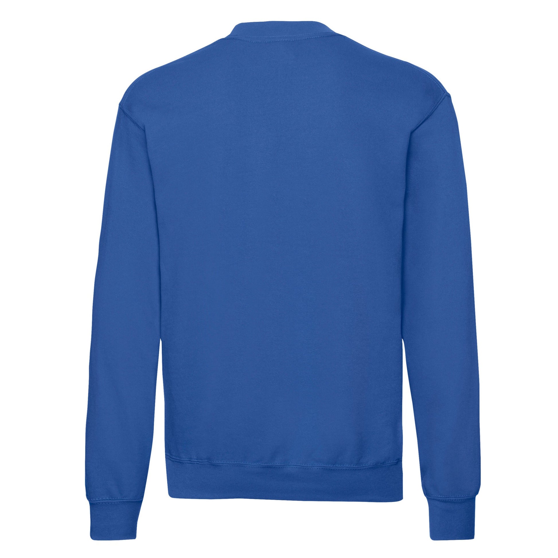 Royal Blue - Back - Fruit Of The Loom Mens Classic Drop Shoulder Sweatshirt