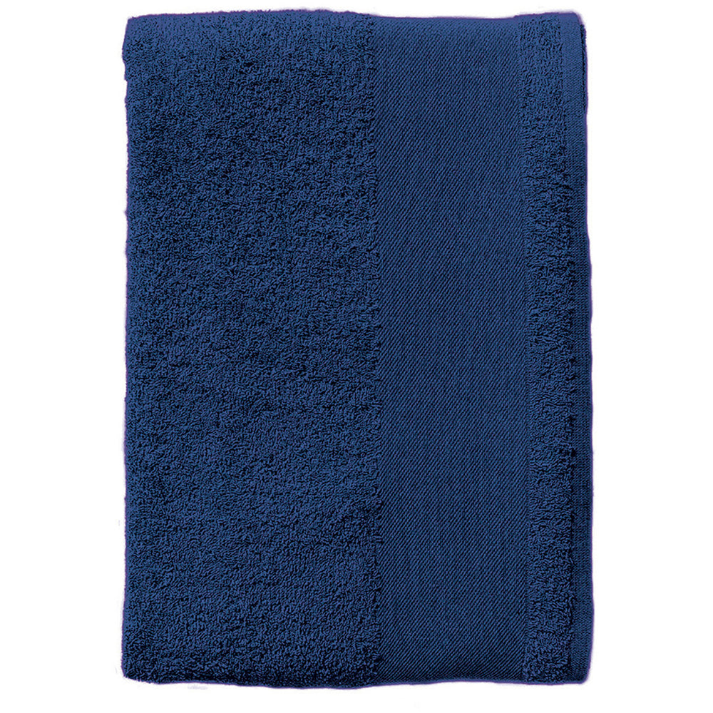 French Navy - Back - SOLS Island Guest Towel (30 X 50cm)
