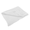 White - Front - SOLS Island Guest Towel (30 X 50cm)