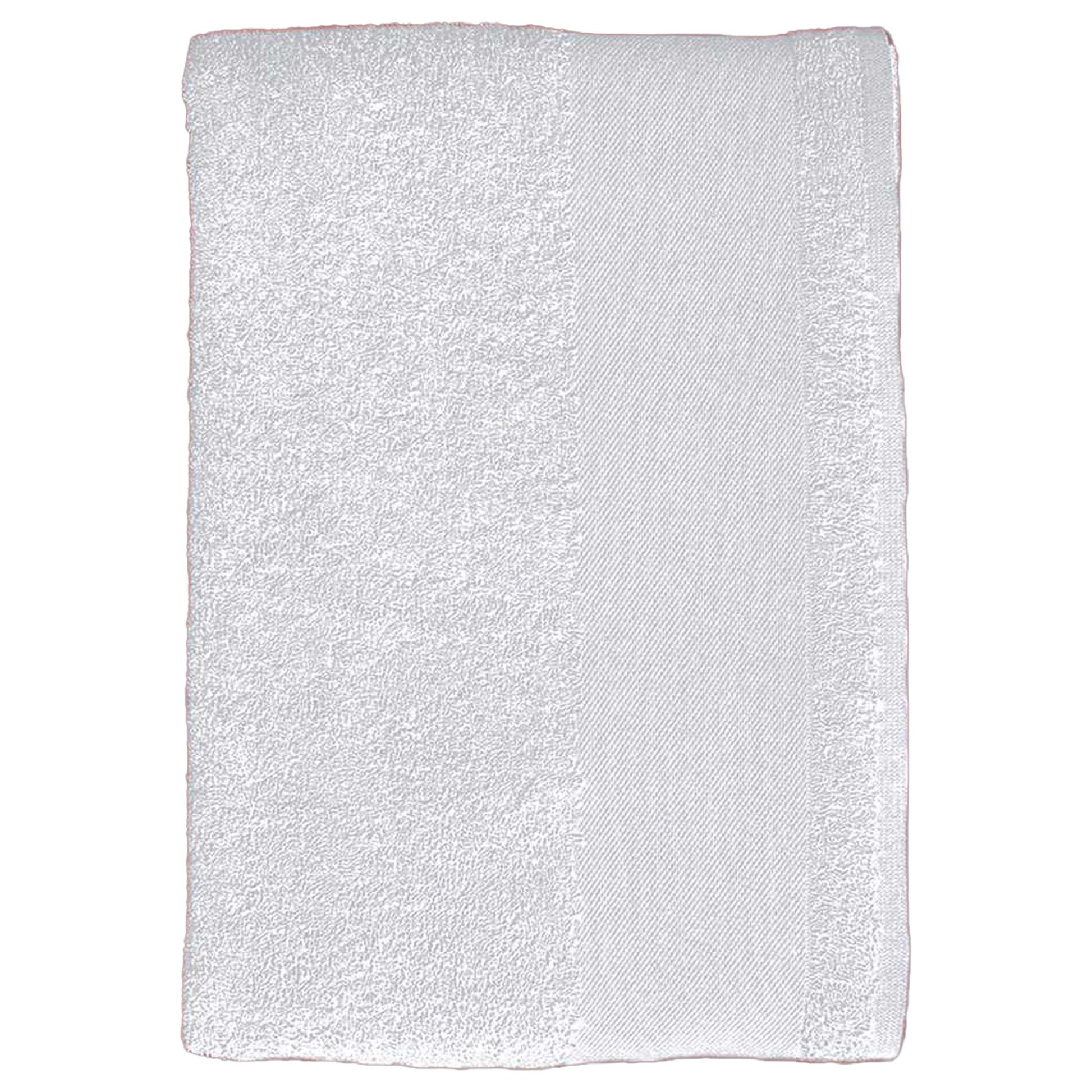 White - Back - SOLS Island Guest Towel (30 X 50cm)
